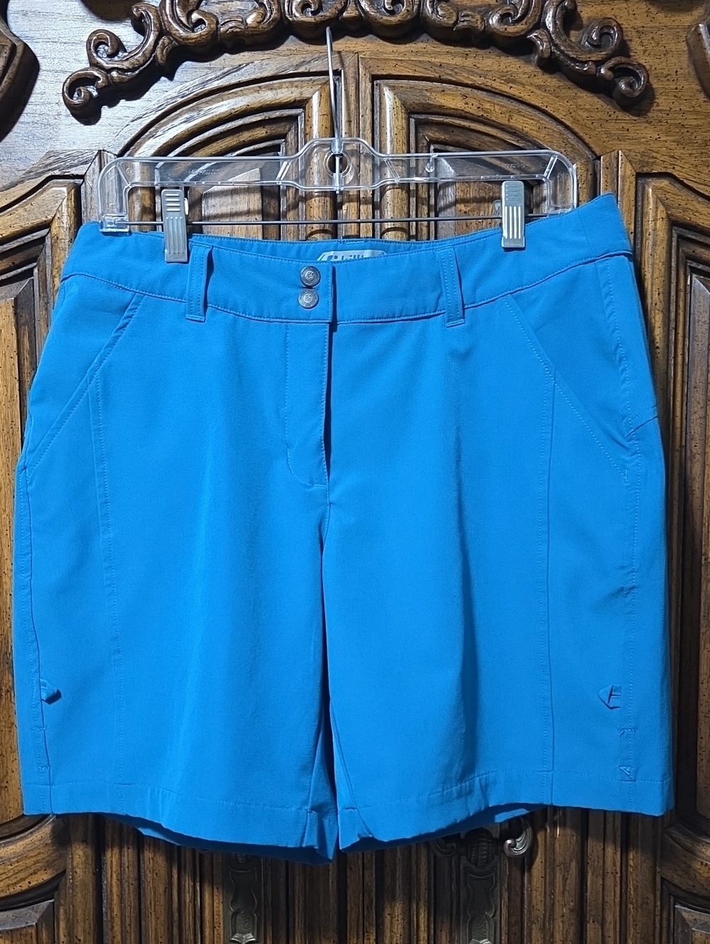 Women’s Athletic Stretch Shorts in Bright Blue